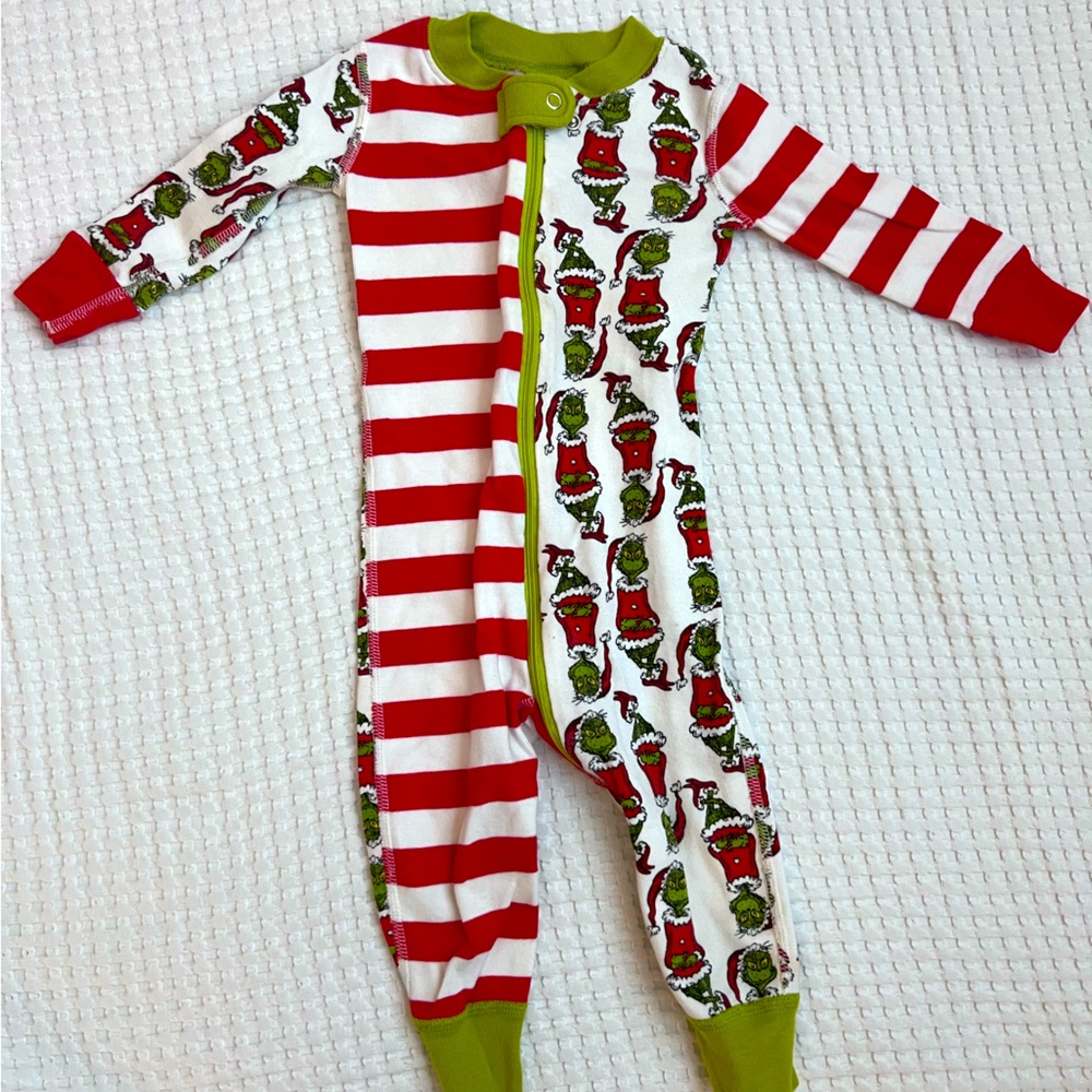 Dr. Seuss Grinch Baby Zip Sleeper